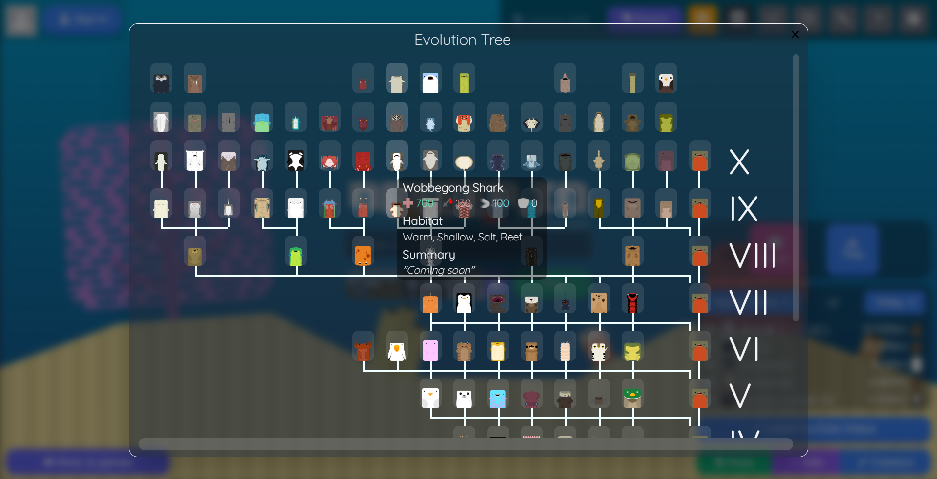 Evolution Tree